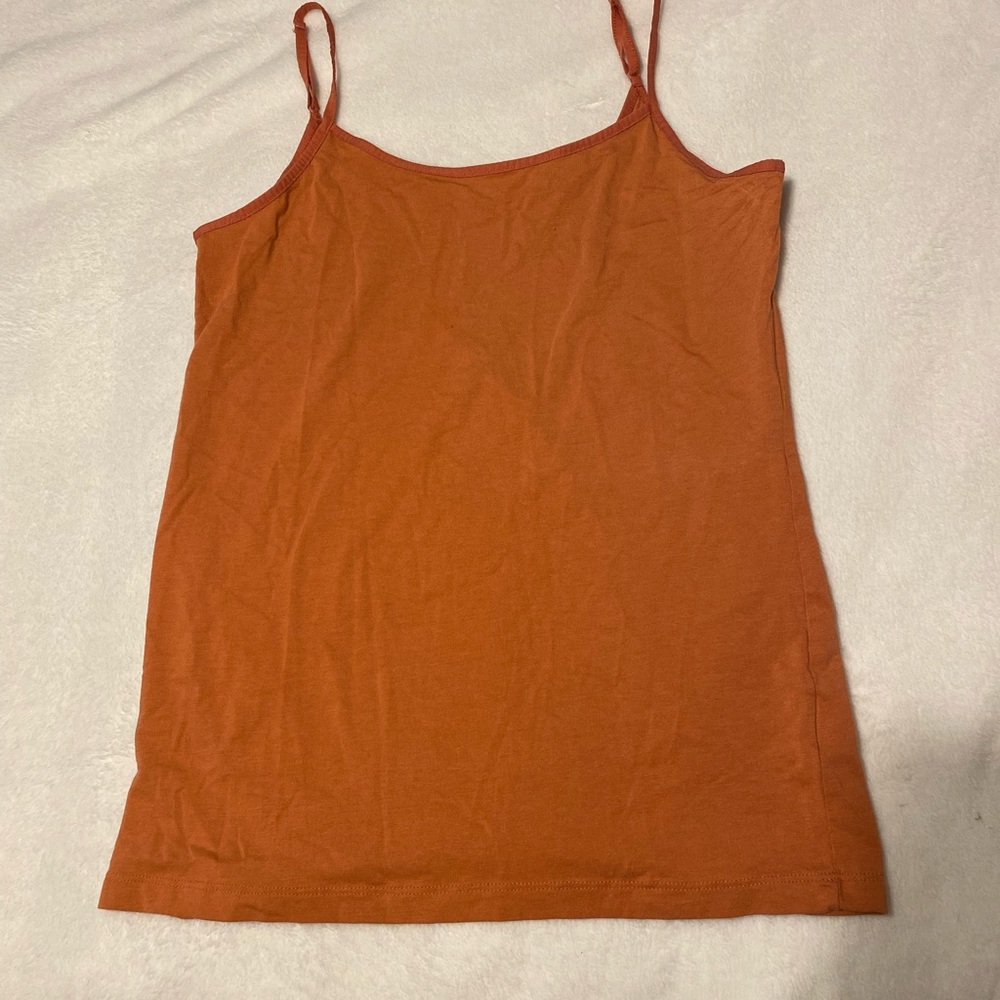 Burnt orange tank top, never been worn